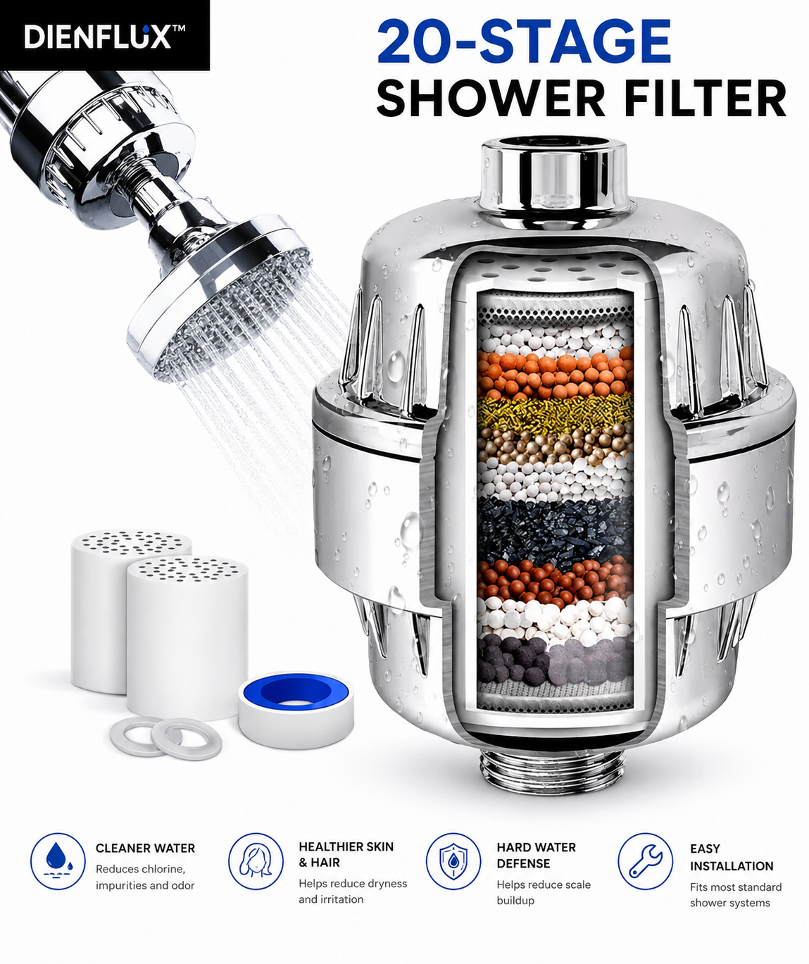 Dienflux™ Hard Water Defense Filter